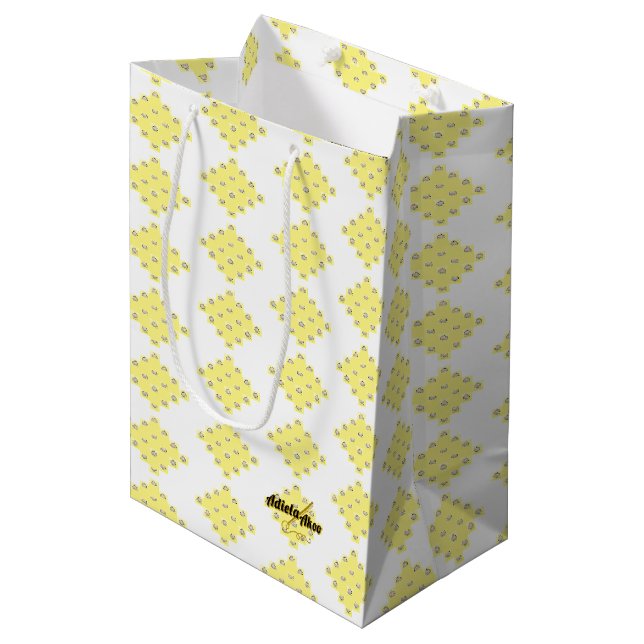 OVERFLOW Medium Gift Bag by Poet Adiela Akoo (Front Angled)