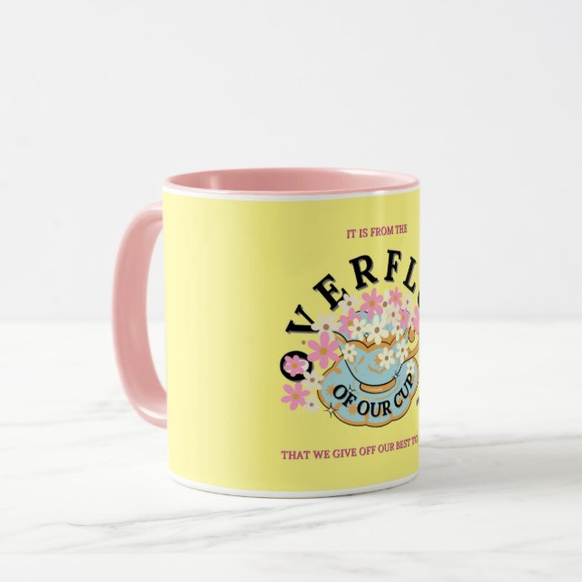 OVERFLOW Mug Designed by Adiela Akoo (Front Left)