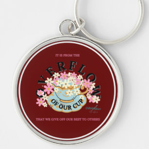 OVERFLOW Red Hues Keychain by Adiela Akoo