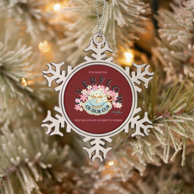 OVERFLOW Snowflake Framed Ornament (Tree)