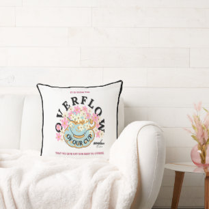 OVERFLOW Throw Pillow designed by Adiela Akoo