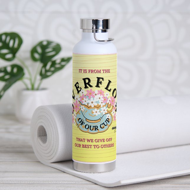 OVERFLOW Water Bottle designed by Adiela Akoo (Yoga)