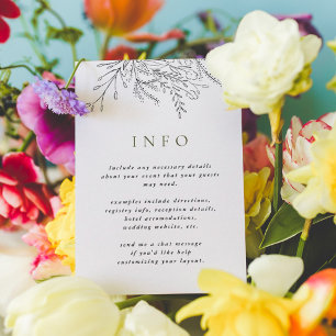 Overflowing Bouquet Wedding RSVP Postcards