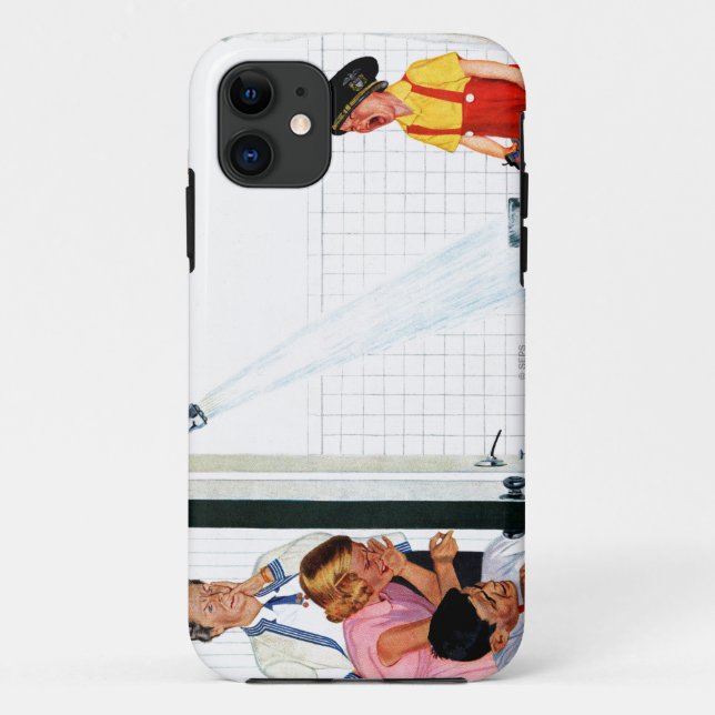 Overflowing Tub Case-Mate iPhone Case (Back)