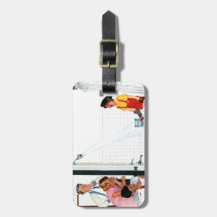 Overflowing Tub Luggage Tag