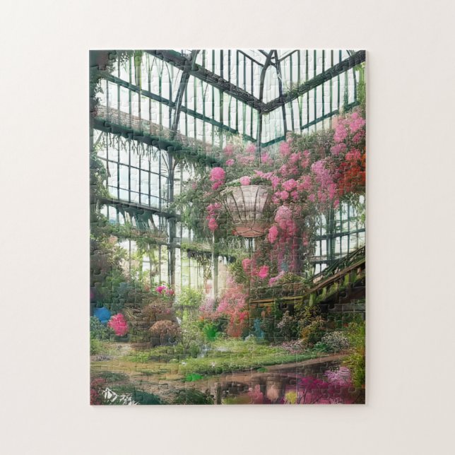Overgrown Greenhouse Jigsaw Puzzle (Vertical)