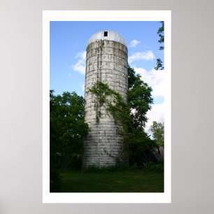 Overgrown Silo Poster