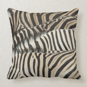 Overhead view of Burchell's Zebra Cushion