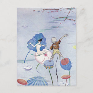 Overheard on a Salt Marsh Illustration Postcard