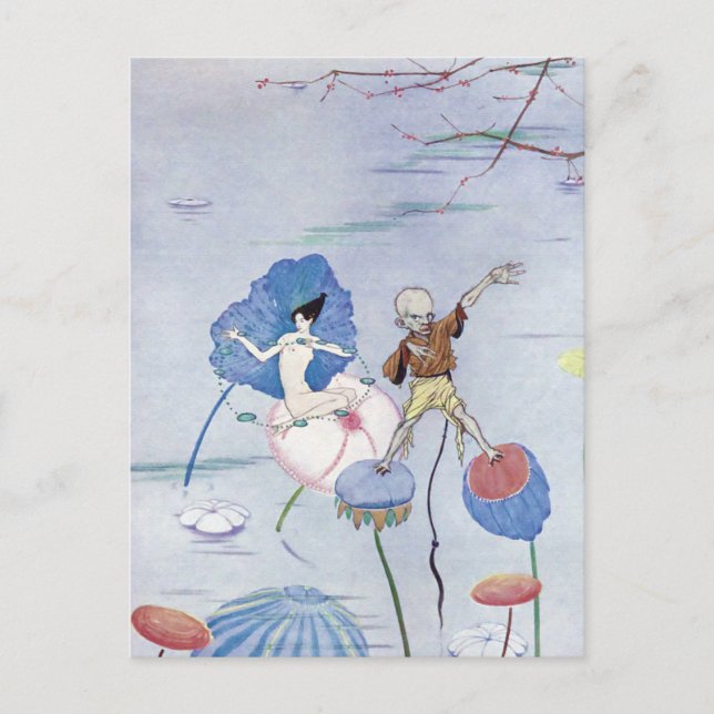 Overheard on a Salt Marsh Illustration Postcard (Front)