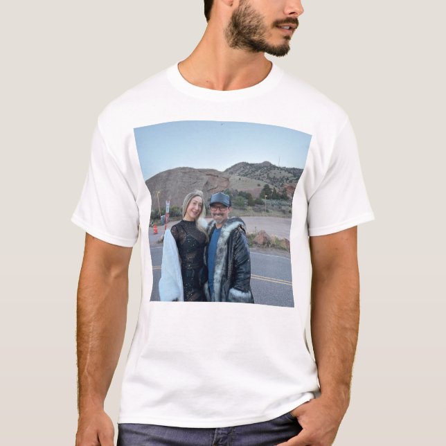 Overhype.me Meme Men's T-Shirt (Front)