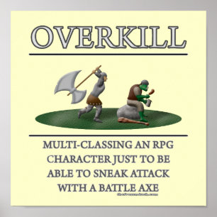 Overkill Fantasy (de)Motivator Poster