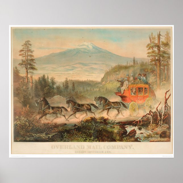 Overland Mail Company (1268A) Poster (Front)