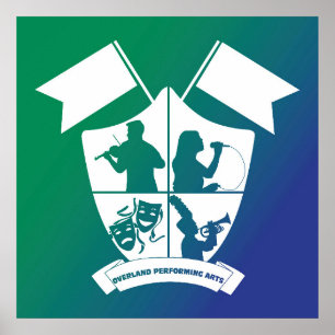 Overland PA Department Crest Poster