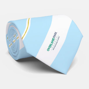 Overland Park (Kansas) city flag Neck Tie