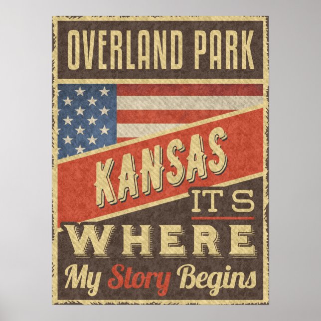 Overland Park Kansas Poster (Front)