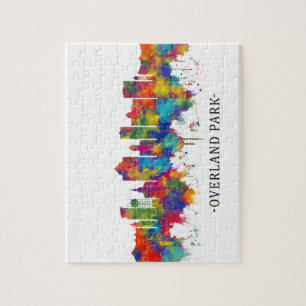 Overland Park Kansas Skyline Jigsaw Puzzle