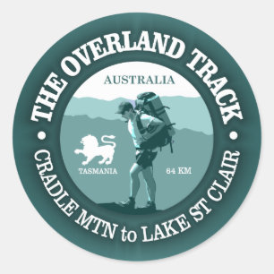 Overland Track Classic Round Sticker