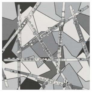Overlapping Flutes Fabric
