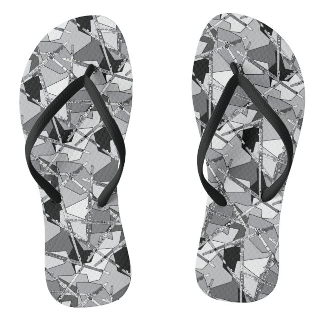 Overlapping Flutes Thongs (Footbed)