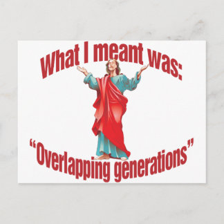 Overlapping Generations Postcard