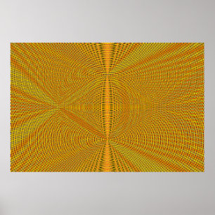 Overlapping Pataphysical Spirals var 2 Poster