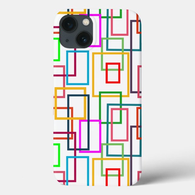 Overlapping Rectangles  Case-Mate iPhone Case (Back)