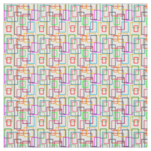 Overlapping Rectangles Fabric