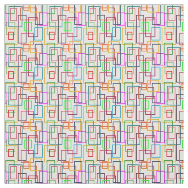 Overlapping Rectangles  Fabric (Swatch)