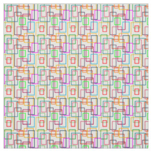 Overlapping Rectangles Fabric