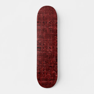 Overlapping small red squares skateboard
