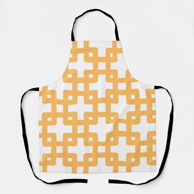 Overlapping Square Shapes  Apron (Front)