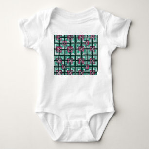 Overlapping Squares Baby Bodysuit