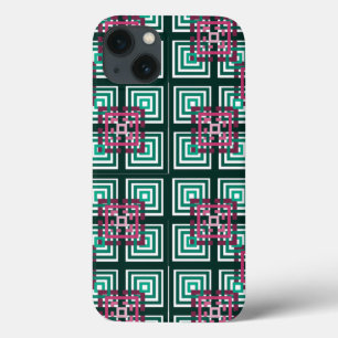 Overlapping Squares iPhone 13 Case