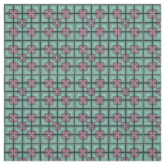 Overlapping Squares  Fabric (Swatch)