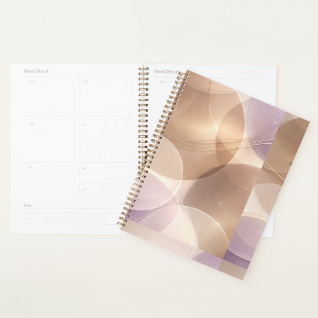 Overlapping translucent circles AI art  Planner (Display)