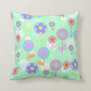 Overlayer Flowers Cushion