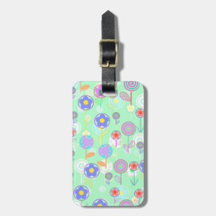 Overlayer Flowers Luggage Tag
