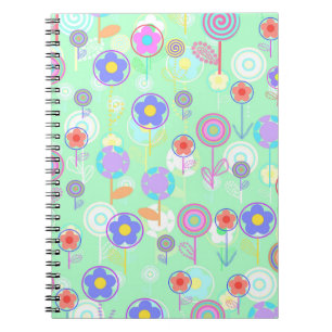 Overlayer Flowers Notebook