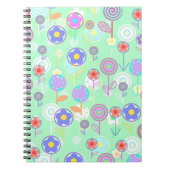 Overlayer Flowers Notebook (Front)