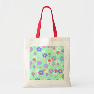 Overlayer Flowers Tote Bag