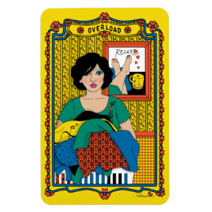 Overload_B_4x6 Refrigerator Magnet