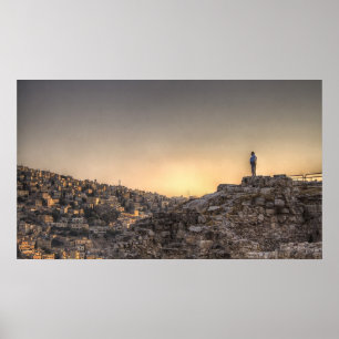 Overlooking Amman Poster