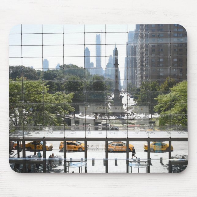 Overlooking Columbus Circle New York City Photo Mouse Pad (Front)