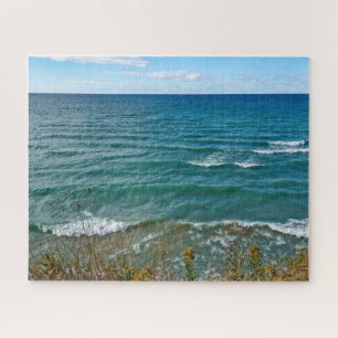 Overlooking Lake Michigan 520 piece Jigsaw Puzzle