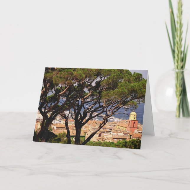 Overlooking St. Tropez Card (Front)