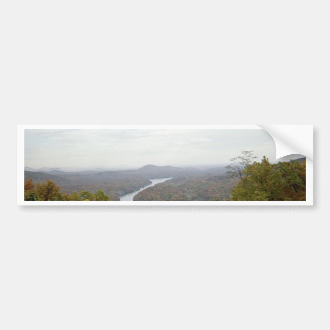 Overlooking the Valley Bumper Sticker (Front)
