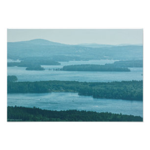 Overlooking Winnipesaukee Photo Print