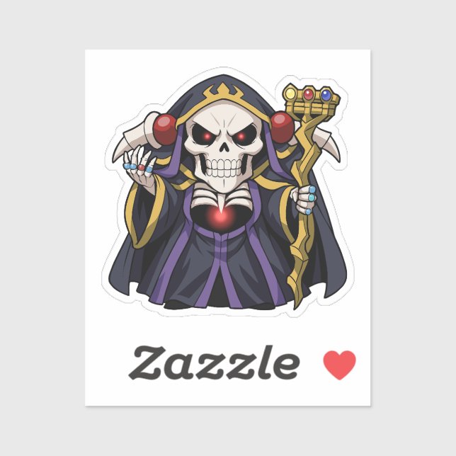 Overlord Chibi Ainz Ooal Gown Art (Sheet)