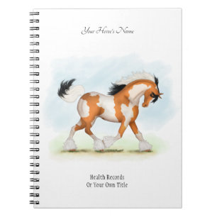Overo Gypsy Personalised Horse Owner's Journal